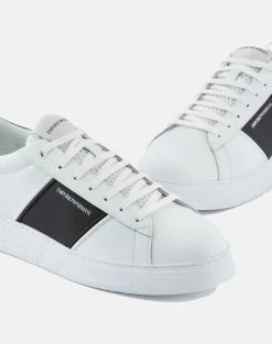 EMPORIO ARMANI SNK DRESS COW+RUBBER -Κατάστημα Geox 3620AARMA6040011 OffWhite 4