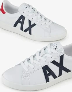 ARMANI EXCHANGE SNEAKER -Κατάστημα Geox 3620AARME6070013 OffWhite 4