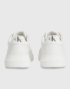 CALVIN KLEIN ΠΑΠΟΥΤΣΙΑ CHUNKY CUPSOLE MONOLOGO -Κατάστημα Geox 3620ACALV6070031 TotalWhite 4