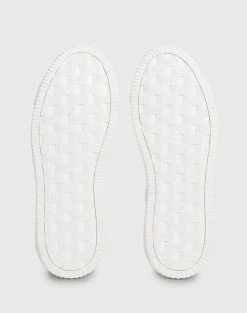 CALVIN KLEIN ΠΑΠΟΥΤΣΙΑ CHUNKY CUPSOLE MONOLOGO -Κατάστημα Geox 3620ACALV6070031 TotalWhite 5