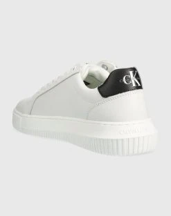 CALVIN KLEIN ΠΑΠΟΥΤΣΙΑ CHUNKY CUPSOLE MONOLOGO -Κατάστημα Geox 3620ACALV6070031 White 3