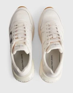 CALVIN KLEIN CHUNKY RUNNER OVERSIZED BRAND ( Ύψος τακουνιού: 7,3 εκ ) -Κατάστημα Geox 3620ACALV6070036 OffWhite 3