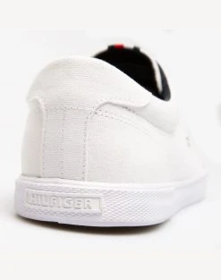TOMMY HILFIGER ICONIC LONG LACE SNE -Κατάστημα Geox 3620ATOMM6070192 TotalWhite 3