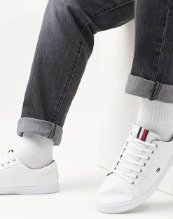 TOMMY HILFIGER ICONIC LONG LACE SNE -Κατάστημα Geox 3620ATOMM6070192 TotalWhite 5